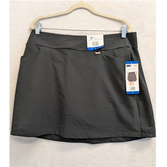 Greg Norman Play Dry Golf Skort Black Womens Large Activewear - Picture 1 of 8